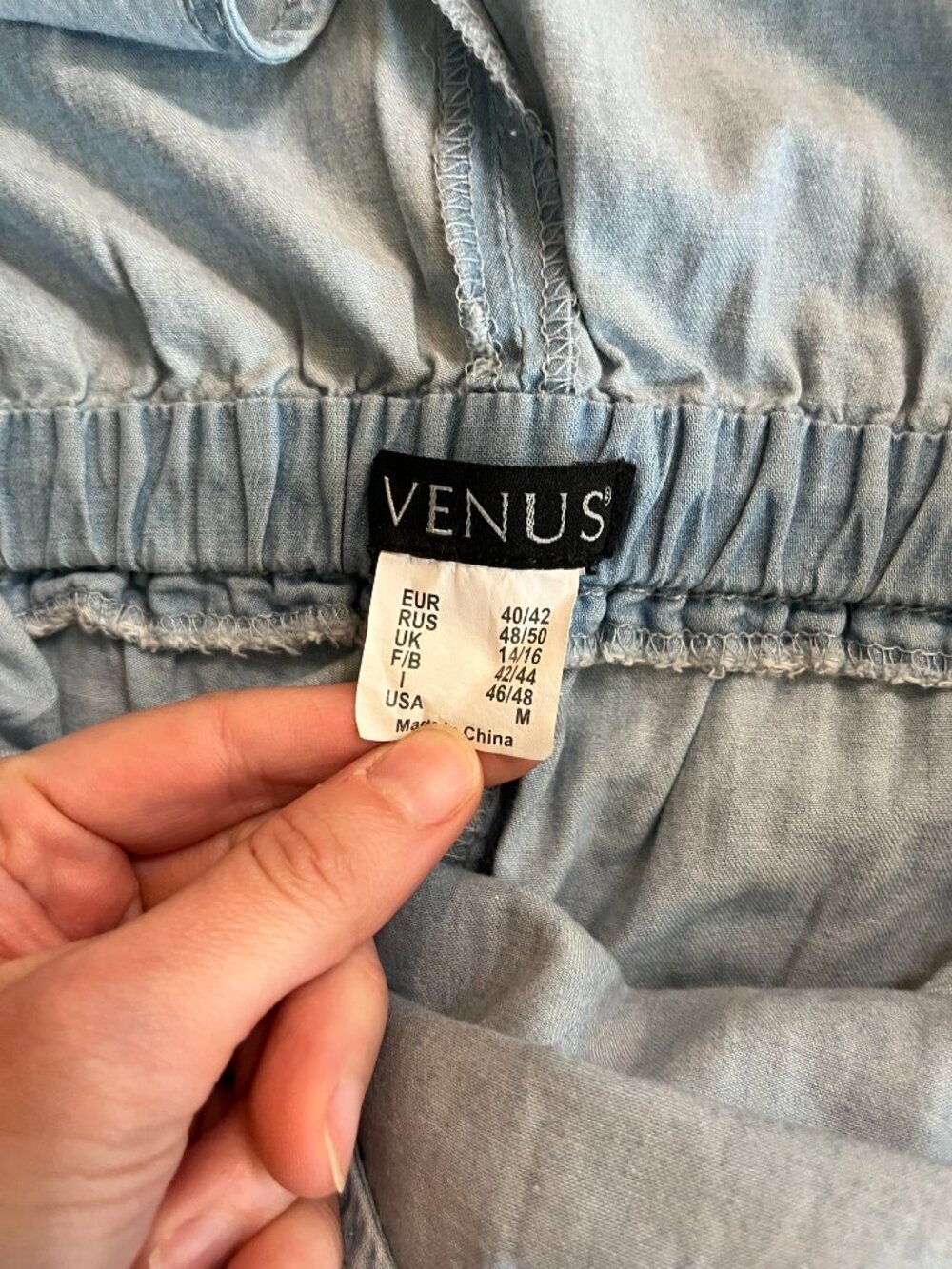 Womens Venus Denim Jumpsuit - M - Picture 6 of 7
